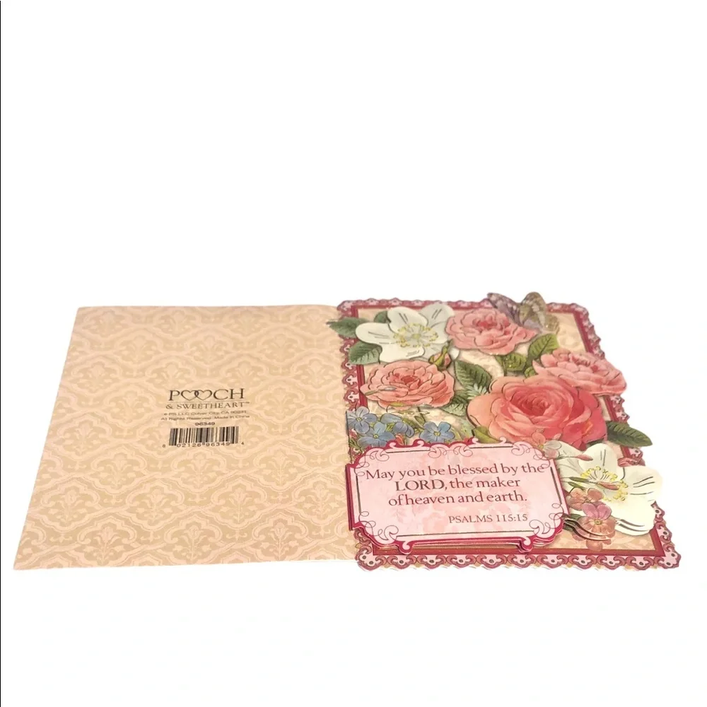 Pooch & Sweetheart Christian Embellished 3D Scripture Note Cards, 8 ct (96349)